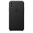 Чехол-накладка Leather Case (AAA) для iPhone Xs Max Black (ALCXSMBLK)