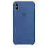 Чохол-накладка Silicone Case (AAA) для iPhone Xs Max Delft Blue (ASCXSMDLB)