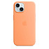 Чохол-накладка Silicone Case (AAA) для iPhone 15 с MagSafe Orange Sorbet (ASC15OSRB(M))