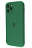 Чехол-накладка Silicone Case для iPhone 12 Pro Army Green (With Camera Lens Protection) (ASC12PCLPAGRN)