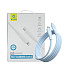 Кабель Blueo TPE·PD Fast Charging USB-C to Lightning Cable Blue (BC5919-BLE)