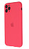 Чохол-накладка Silicone Case для iPhone  12 Pro Max Raspberry Red (With Camera Lens Protection) (ASC12PMCLPRSPRD)
