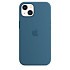 Чохол-накладка Silicone Case (AAA) для iPhone 13 с MagSafe Blue Jay (ASC13BLJ(M))