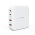 Сетевое зарядное устройство для Choetech PD 100W GaN desktop 2C+2A Charger White (PD8008)