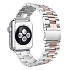 Ремешок Stainless Steel Bracelet для Apple Watch 42/44/45/46/49 mm Silver/Rose Gold (SSTB4244SRGD)