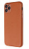 Чехол-накладка PU Leather Case для iPhone 11 Pro Max Brown (With Camera Lens Protection) (PULC11PMBRWN)