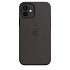 Чохол-накладка Silicone Case (AAA) для iPhone 12 Mini с MagSafe Black (ASC12MBLK(M))