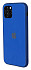 Чехол-накладка Glass+TPU Case для iPhone 11 Blue (GLPTPU11BLE)