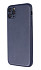 Чехол-накладка PU Leather Case для iPhone 11 Pro Midnight Blue (With Camera Lens Protection) (PULC11PMDBL)