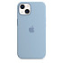 Чохол-накладка Silicone Case (AAA) для iPhone 13 с MagSafe Blue Fog (ASC13BLFG(M))