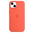 Чехол-накладка Silicone Case (AAA) для iPhone 13 с MagSafe Nectarine (ASC13NCTRN(M))