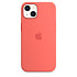 Чехол-накладка Silicone Case (AAA) для iPhone 13 с MagSafe Pink Pamelo (ASC13PNKP(M))