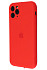 Чохол-накладка Silicone Case для iPhone  12 Red (With Camera Lens Protection) (ASC12CLPRD)