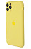Чехол-накладка Silicone Case для iPhone 12 Yellow (With Camera Lens Protection) (ASC12CLPYLW)