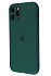 Чехол-накладка Silicone Case для iPhone 12 Forest Green (With Camera Lens Protection) (ASC12CLPFGRN)