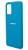 Чехол-накладка Silicone Case для Samsung Note 20 (Full Protection) Blue (SCSFPNT20BL)