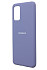 Чехол-накладка Silicone Case для Samsung S20 (Full Protection) Lavender Gray (SCSFPS20LVGRY)