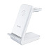 Беспроводное зарядное устройство для Choetech 15W 3 in 1 Wireless Charger Stand для Apple/Samsung Watch White (T608-F)