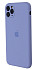 Чехол-накладка Silicone Case для iPhone 11 Pro Max Lavender Grey (With Camera Lens Protection) (ASC11PMCLPLVGRY)