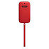 Чохол-кишеня Apple Leather Sleeve (AAA) wih MagSafe для iPhone 12 Pro Max Red (ALS12PMRD)