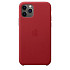 Чохол-накладка Leather Case (AAA) для iPhone 11 Pro Max Red (ALC11PMRD)