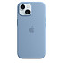 Чохол-накладка Silicone Case (AAA) для iPhone 15 с MagSafe Winter Blue (ASC15WBL(M))