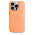 Чехол-накладка Silicone Case (AAA) для iPhone 15 Pro с MagSafe Orange Sorbet (ASC15POSRB(M))