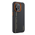 Чохол-накладка Blueo Fully Wrapped Aramid Fiber Case для iPhone 15 Pro Black/Orange (BL032-15P)