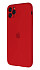 Чехол-накладка Silicone Case для iPhone 11 Pro Max China Red (With Camera Lens Protection) (ASC11PMCHRD)
