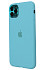 Чехол-накладка Silicone Case для iPhone 11 Pro Max Ice Sea Blue (With Metal Frame Camera Lens Protection) (ASCMF11PMICBL)