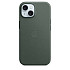 Чохол-накладка FineWoven Case (AAA) для iPhone 15 с MagSafe Evergreen (AFW15EVRG(M))