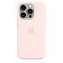 Чохол-накладка Silicone Case (AAA) для iPhone 15 Pro с MagSafe Light Pink (ASC15PLPNK(M))