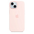 Чохол-накладка Silicone Case (AAA) для iPhone 15 с MagSafe Light Pink (ASC15LPNK(M))
