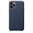 Чехол-накладка Leather Case (AAA) для iPhone 11 Pro Max Midnight Blue (ALC11PMMDBL)