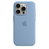 Чохол-накладка Silicone Case (AAA) для iPhone 15 Pro с MagSafe Winter Blue (ASC15PWBL(M))