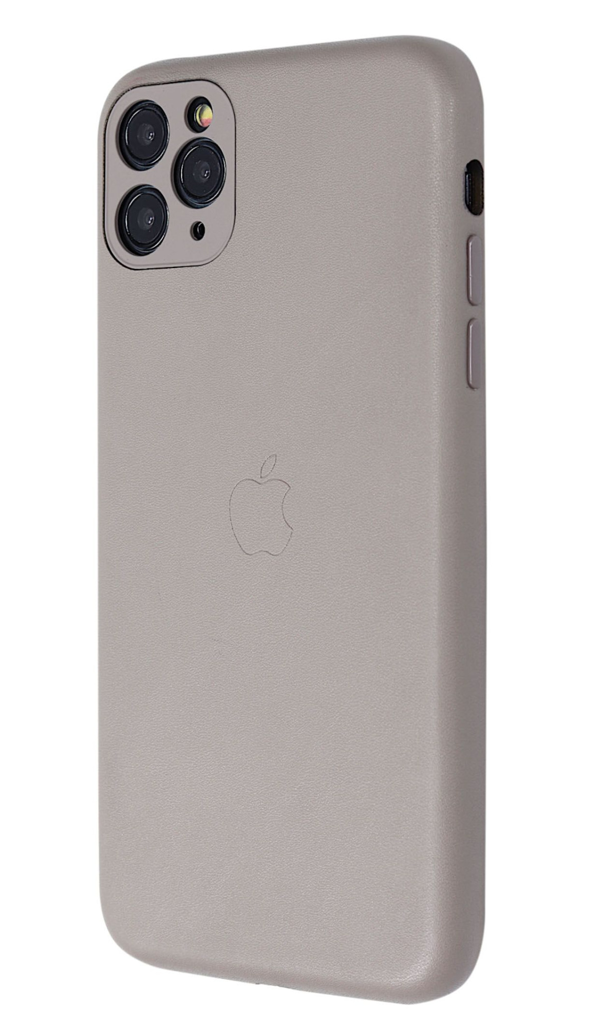 Apple PU Leather Case for iPhone 11 Pro Max Light Brown (With Camera Lens Protection)