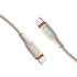 Кабель Blueo Ape Legend USB-C to USB-C Fast Charging Cable Creamy White/Orange (BC5950C-O)