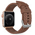 Ремешок AhaStyle Premium Tire Texture Silicone Bands для Apple Watch 38/40/41/42 mm (2024) Brown (CP-WA03-DB-4022)