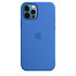 Чохол-накладка Silicone Case (AAA) для iPhone 12 Pro Max с MagSafe Capri Blue (ASC12PMCPBL(M))