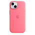 Чохол-накладка Silicone Case (AAA) для iPhone 15 с MagSafe Pink (ASC15PNK(M))