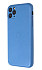 Чехол-накладка PU Leather Case для iPhone 11 Pro Max Blue (With Camera Lens Protection) (PULC11PMBL)
