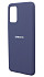 Чехол-накладка Silicone Case для Samsung Note 20 Ultra (Full Protection) Midnight Blue (SCSFPNT20UMDBL)