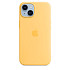 Чохол-накладка Silicone Case (AAA) для iPhone 14 с MagSafe Sunglow (ASC14SNGL(M))