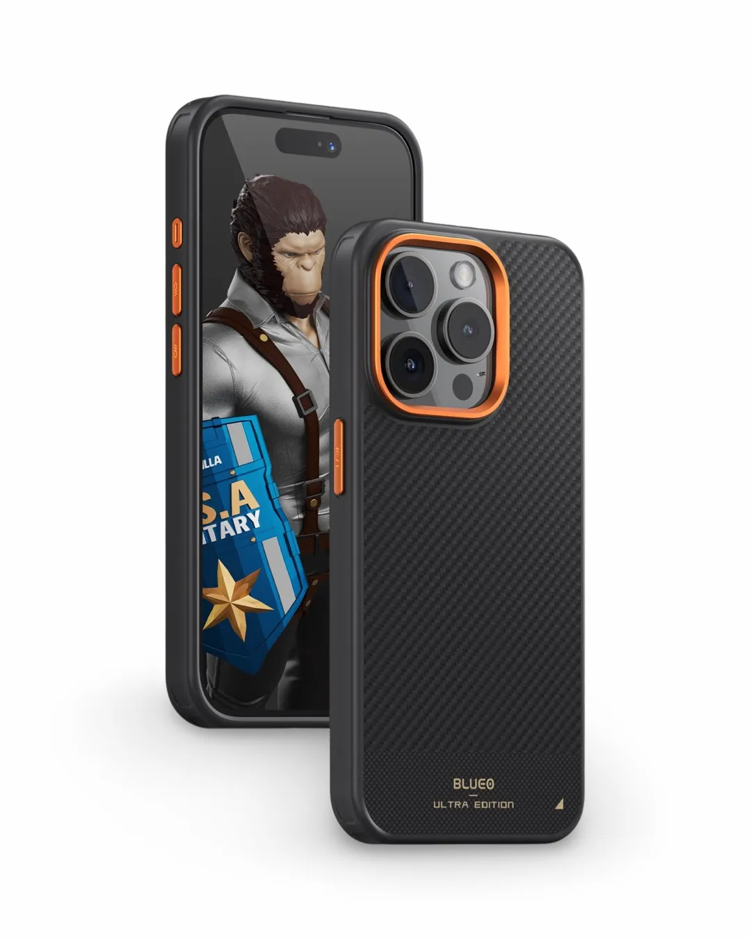 Blueo Dual Texture Aramid Fiber Case 600D Ultra Edition with MagSafe for iPhone 15 Pro Max