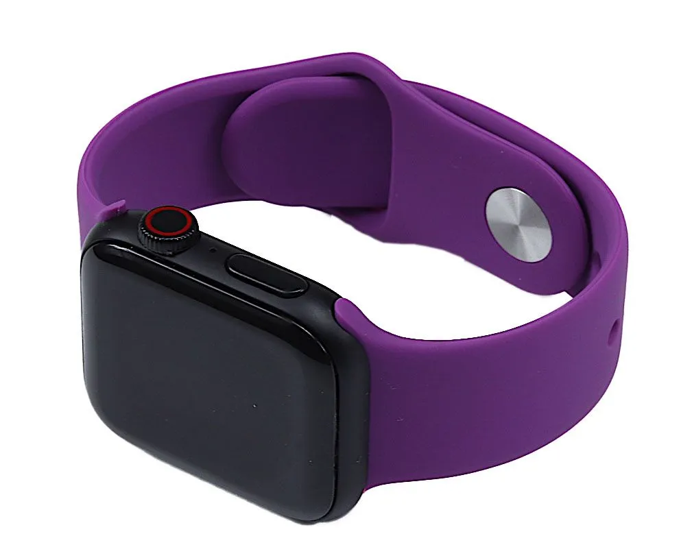 Silicone Watch Band for for Apple Watch 42/44mm S/M Violet