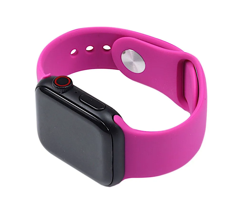 Silicone Watch Band for for Apple Watch 42/44mm S/M Dragon Fruit