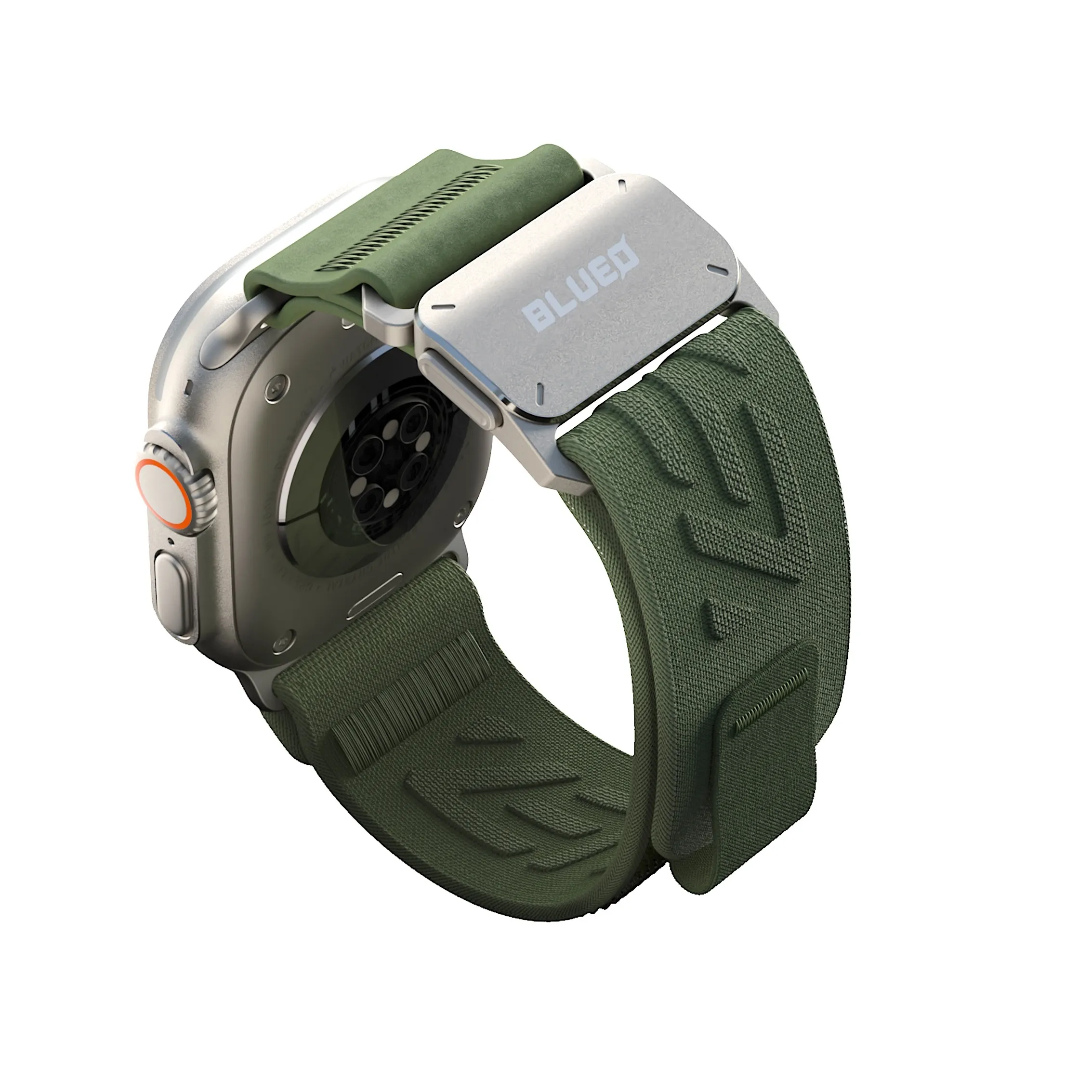Blueo Trailweave MagLock Quick-Release Band для Apple Watch 42/44/45/46/49 mm Army Green