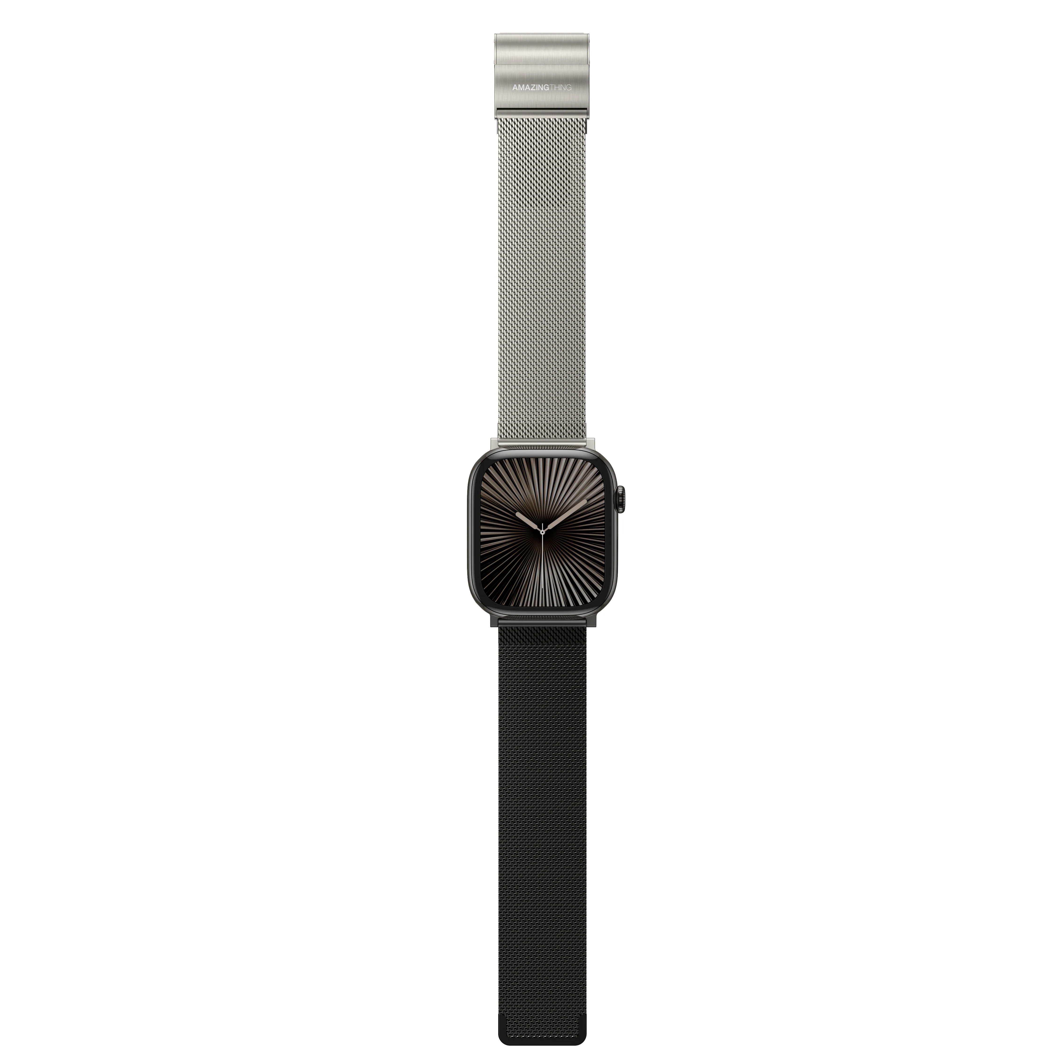 AmazingThing StyleFlip Band для Apple Watch 42/44/45/46/49 mm Titanium Black