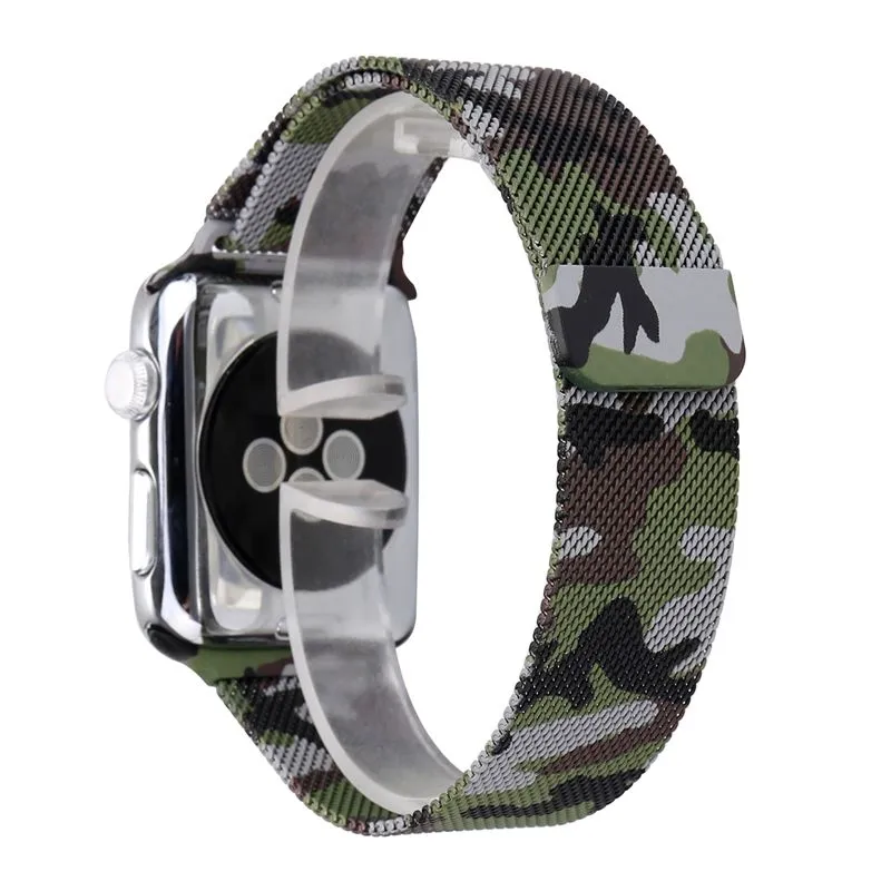 Milanese Loop for Apple Watch 38/40mm Army Green