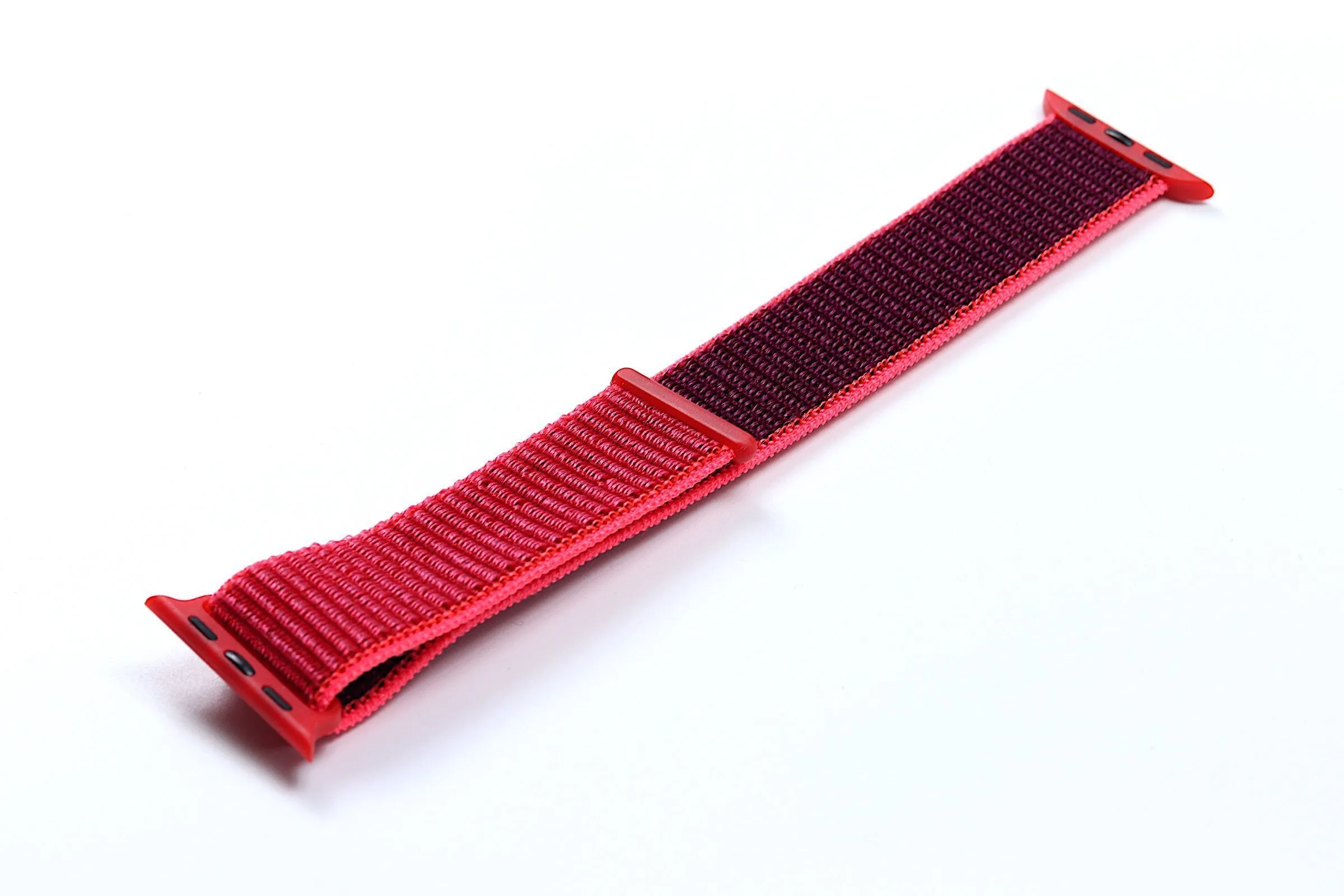 Nylon Sport Loop Band for Apple Watch 38/40 mm Red